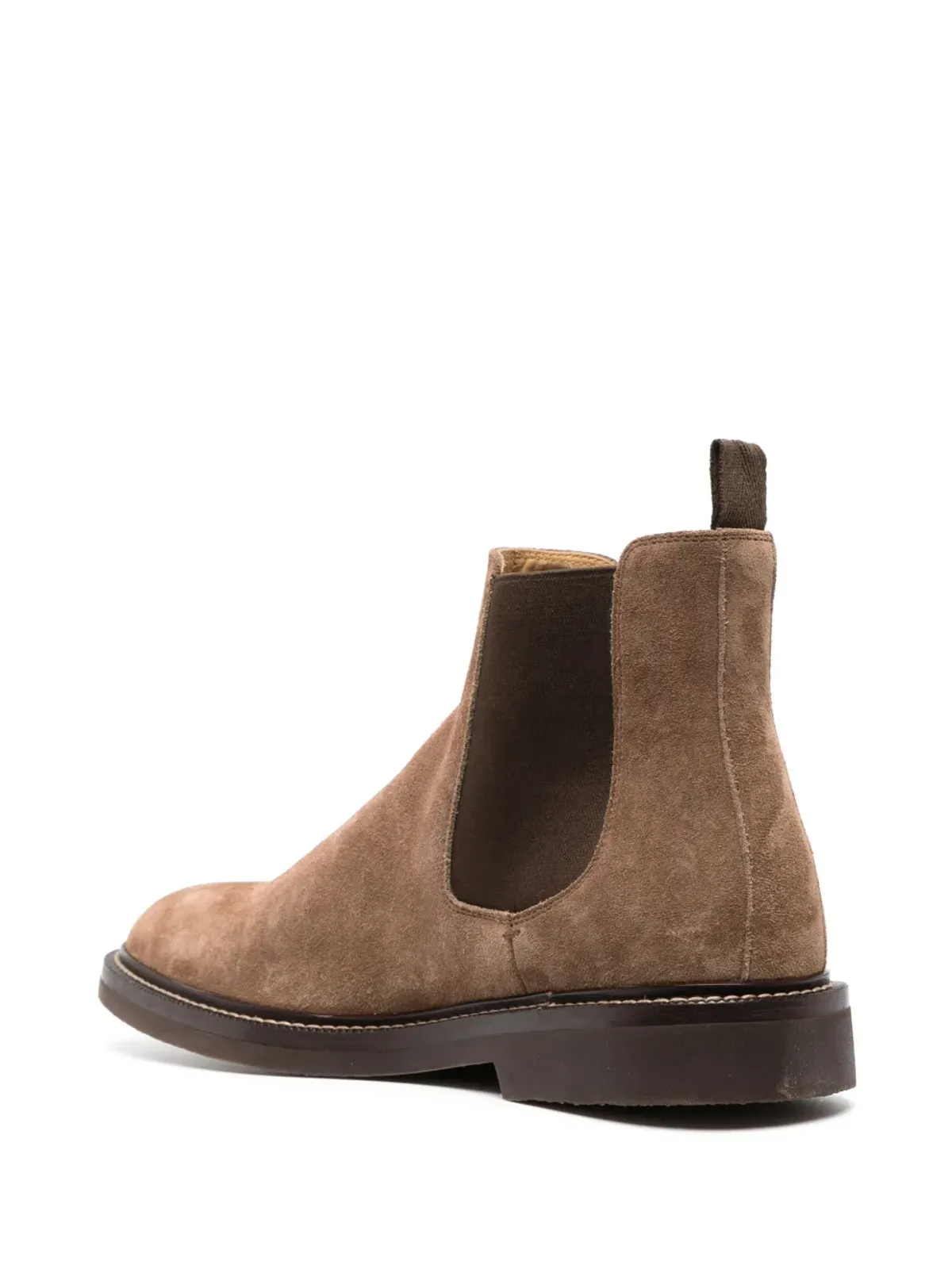 Brunello Cucinelli suede Chelsea boots - Brown - 画像3