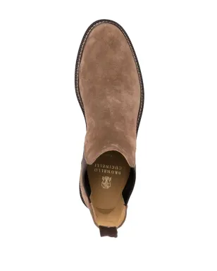 Brunello Cucinelli suede Chelsea boots - Brown - サムネイル4