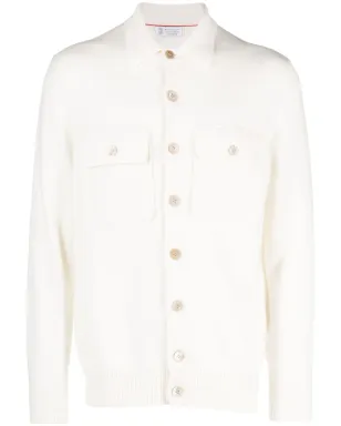 Brunello Cucinelli ファインニット カシミア シャツカーディガン - サムネイル1