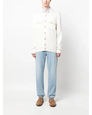 Brunello Cucinelli ファインニット カシミア シャツカーディガン - サムネイル2