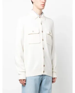 Brunello Cucinelli ファインニット カシミア シャツカーディガン - サムネイル3