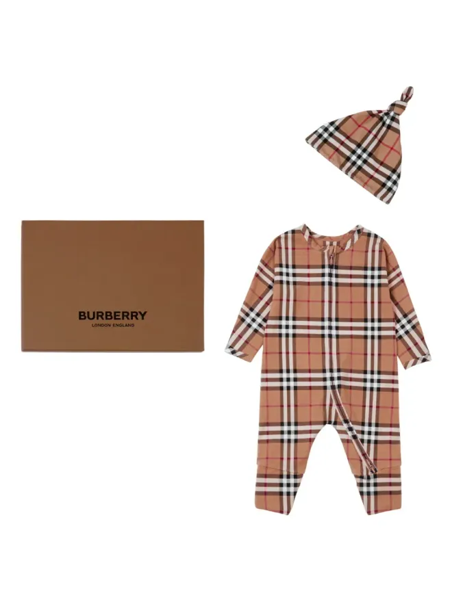 Burberry Kids Burberry Kids チェック柄コットン2点セットの商品画像