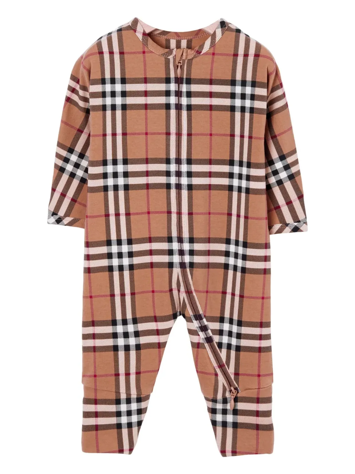 Burberry Kids チェック柄コットン2点セット - 画像2
