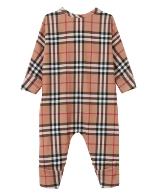 Burberry Kids チェック柄コットン2点セット - サムネイル3