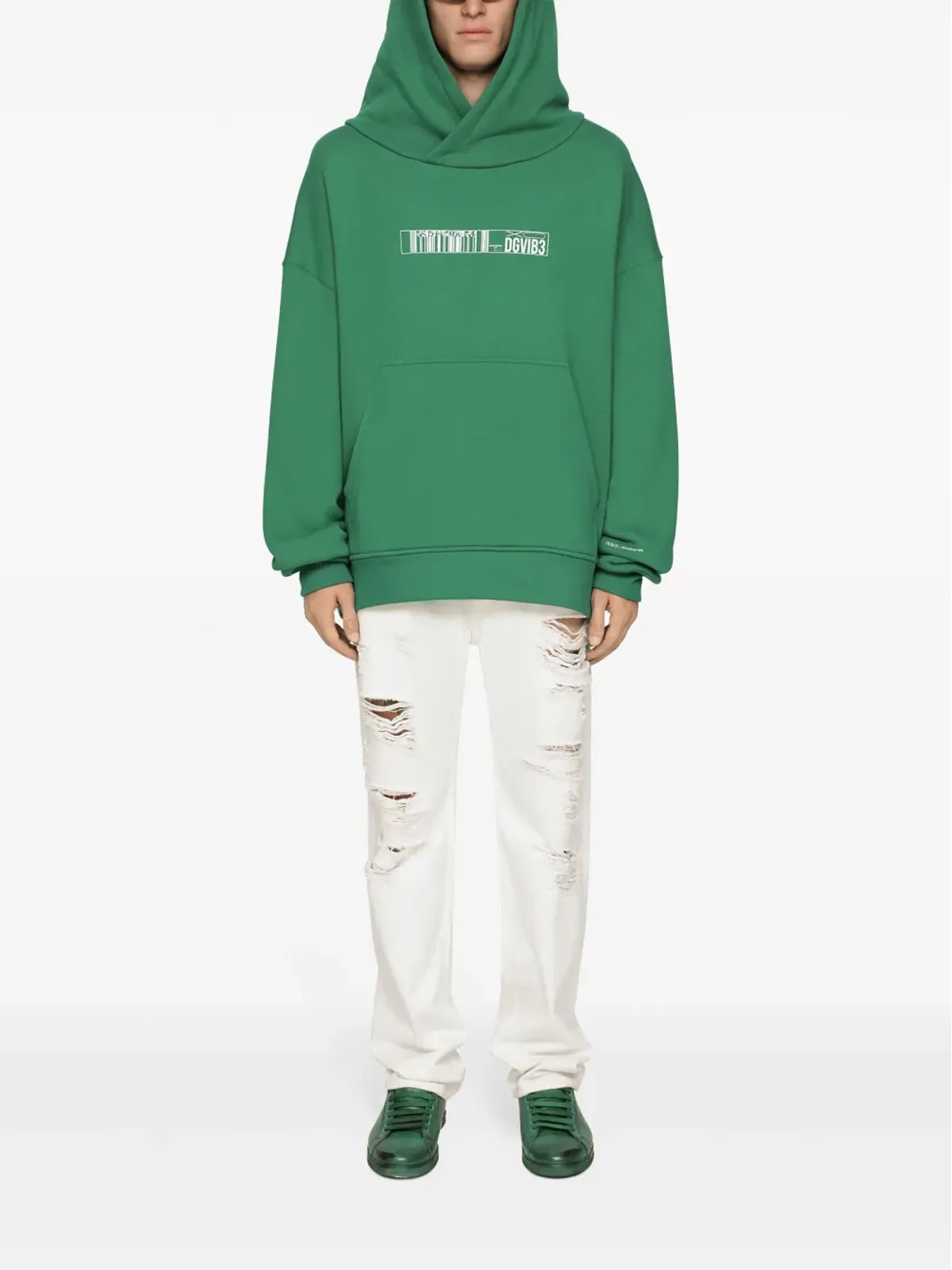 Dolce & Gabbana DGVIB3 グラフィックプリント コットン フーディー - 画像2