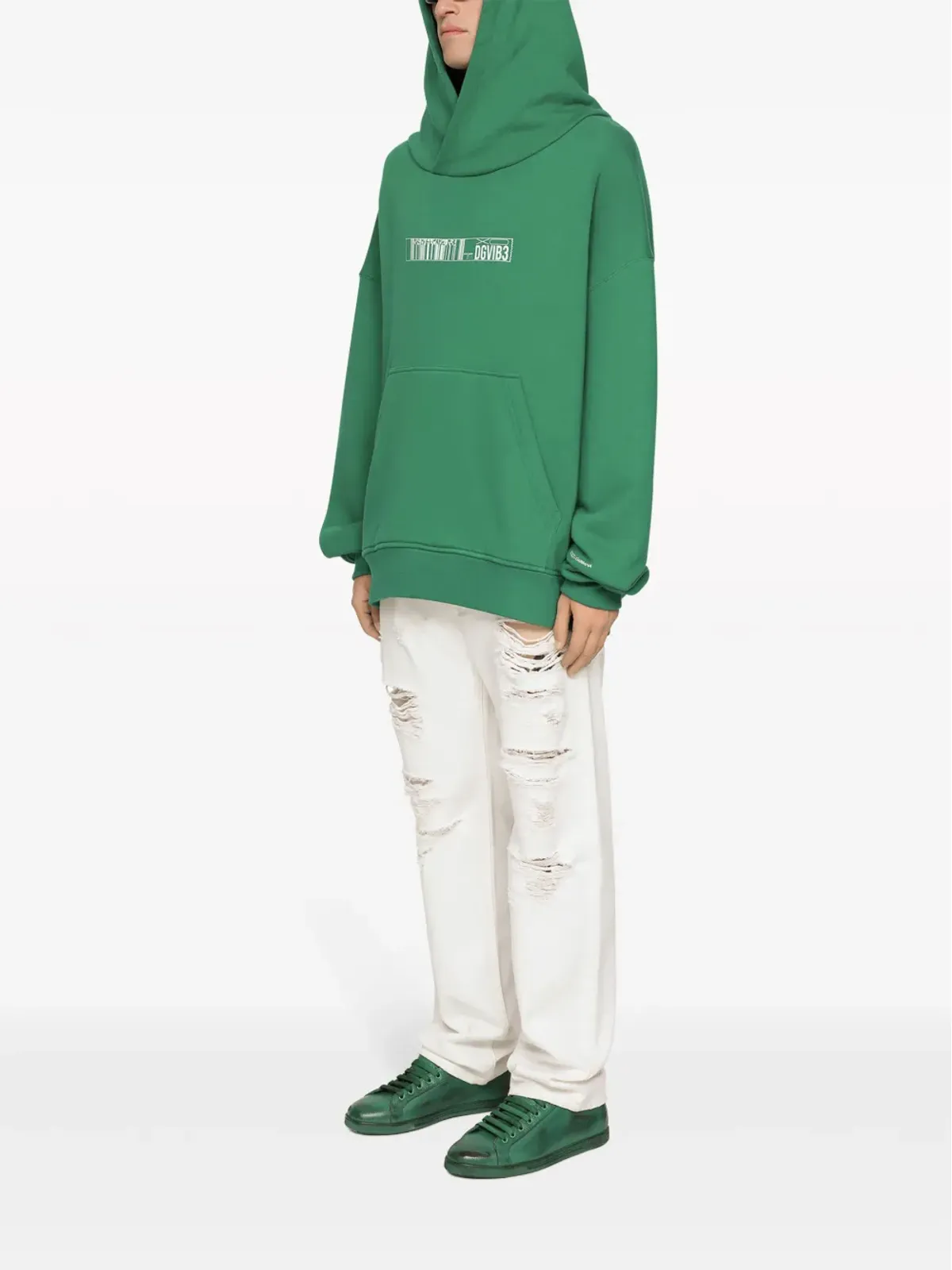 Dolce & Gabbana DGVIB3 グラフィックプリント コットン フーディー - 画像4