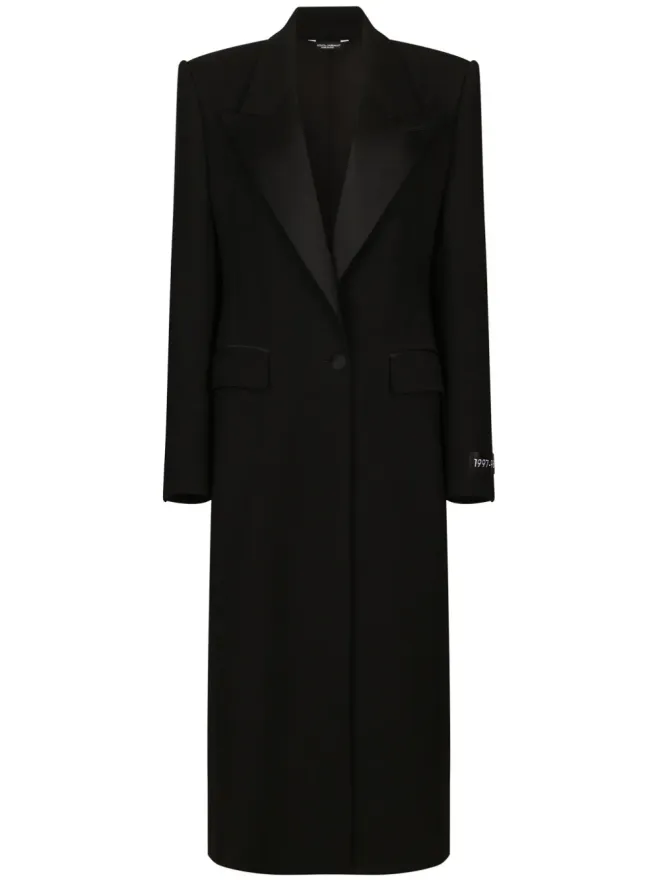 Dolce & Gabbana Dolce & Gabbana ピークドラペル・シングルブレストコートの商品画像