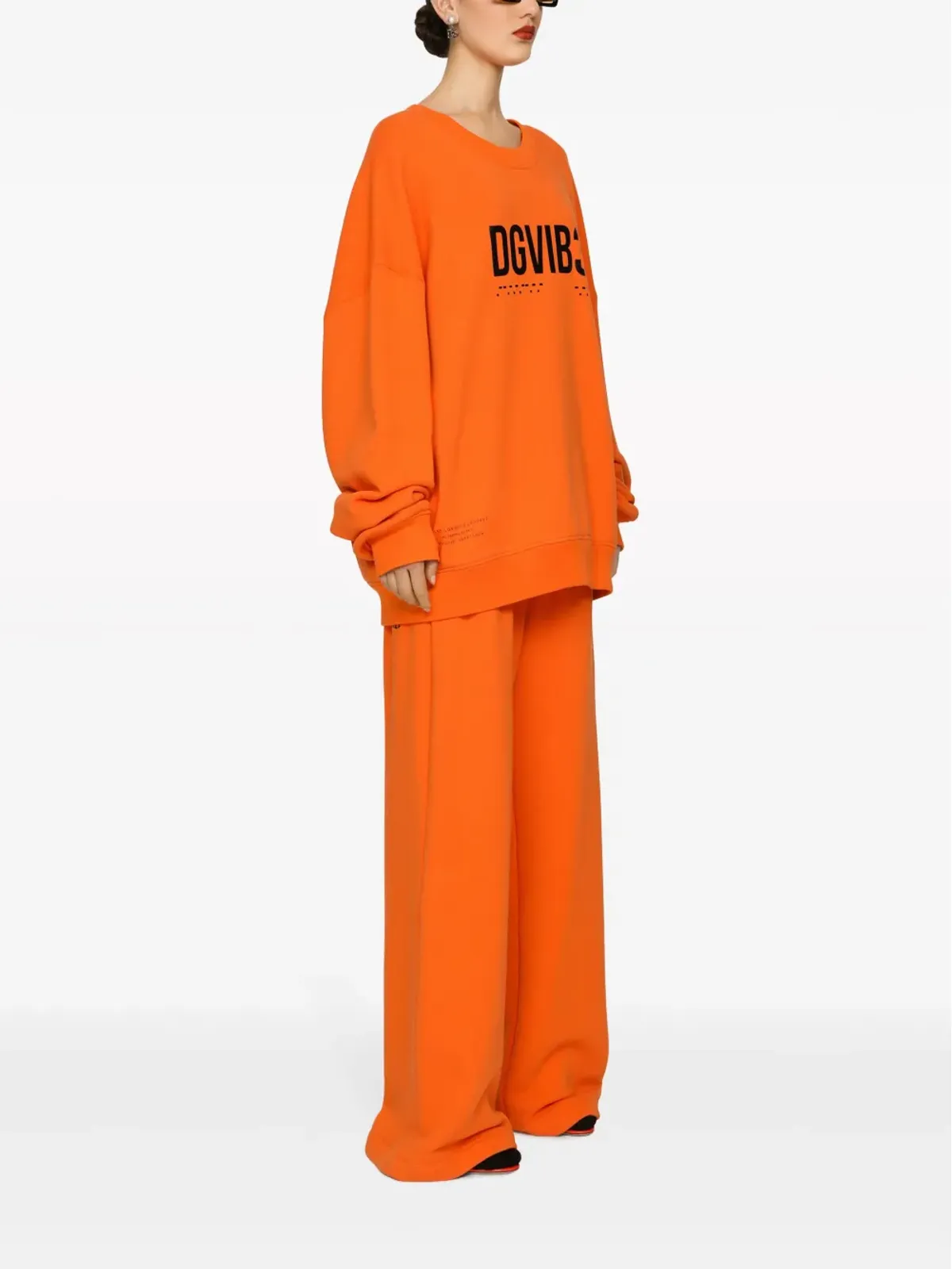 Dolce & Gabbana ロゴプリント コットン トラックパンツ - 画像3