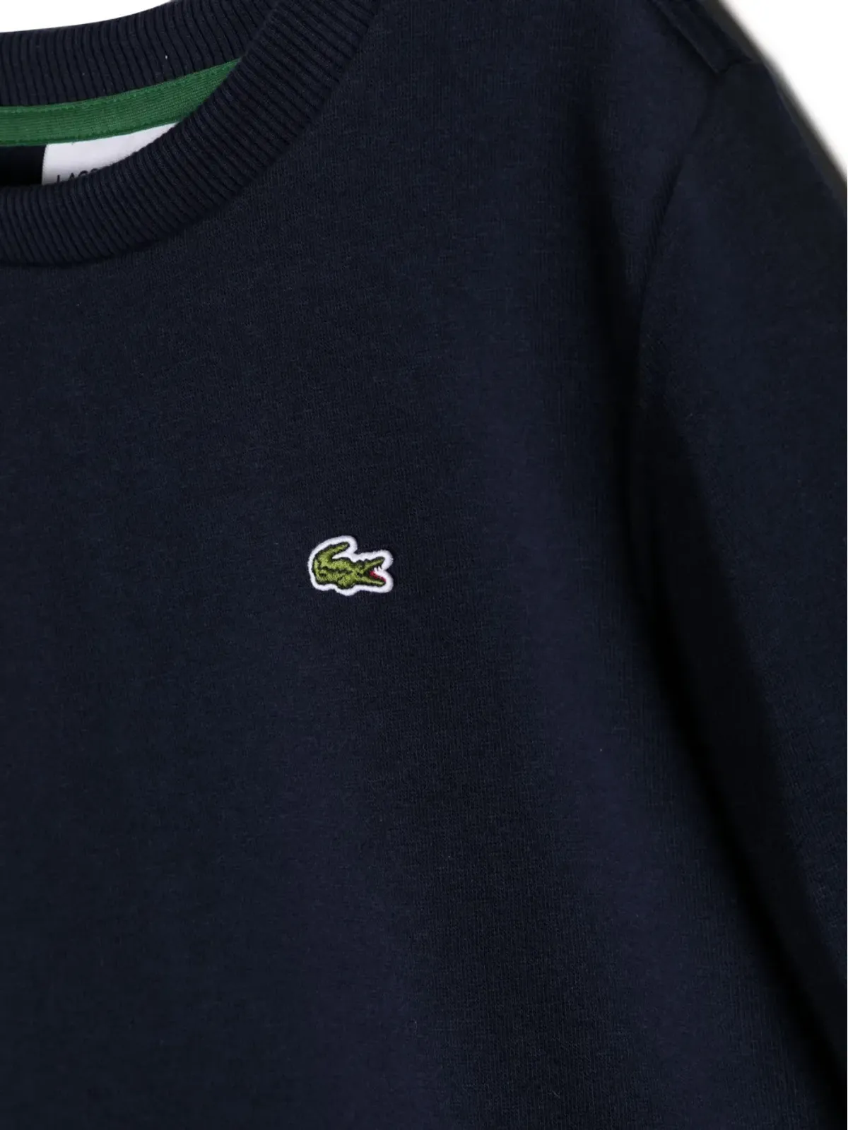 Lacoste Kids ロゴパッチスウェットシャツ - 画像3