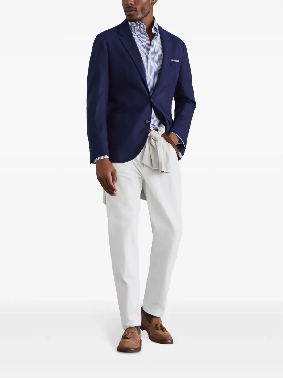 Brunello Cucinelli シングルブレスト カシミア ブレザー - 画像2