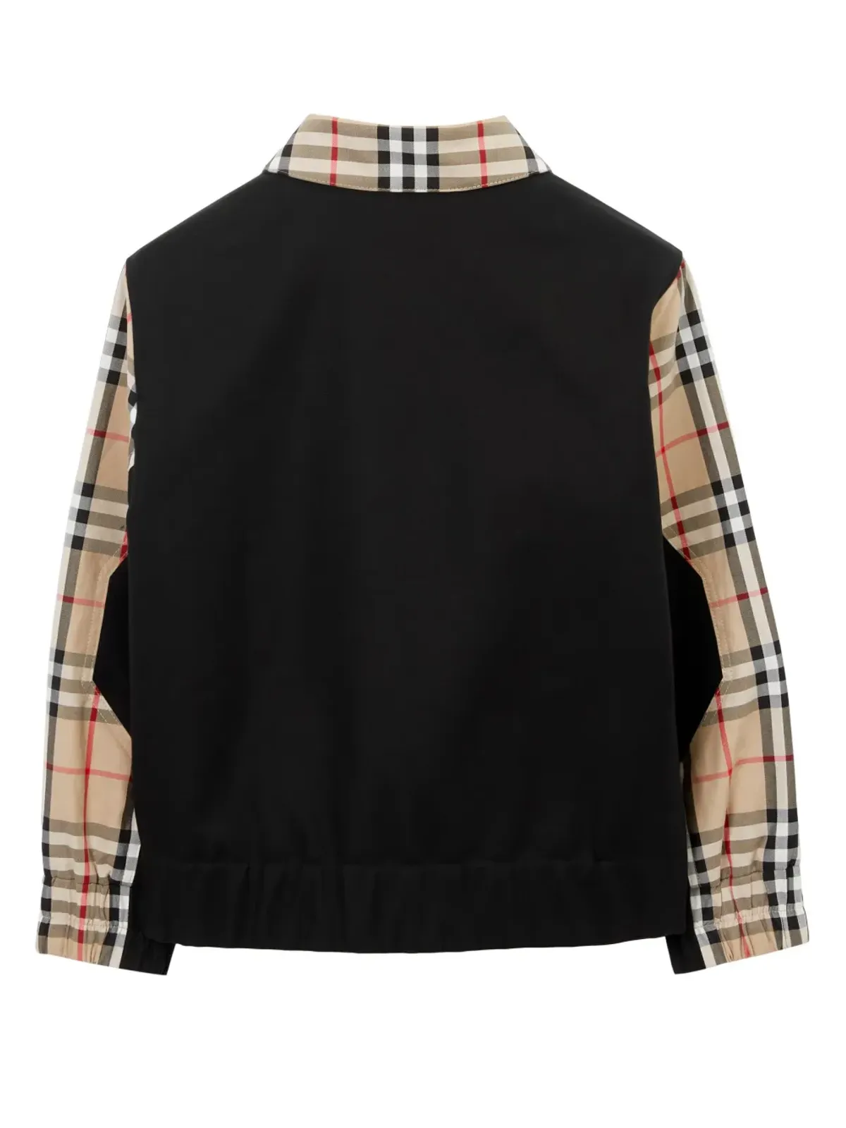 Burberry Kids チェック柄ジップアップジャケット - 画像2