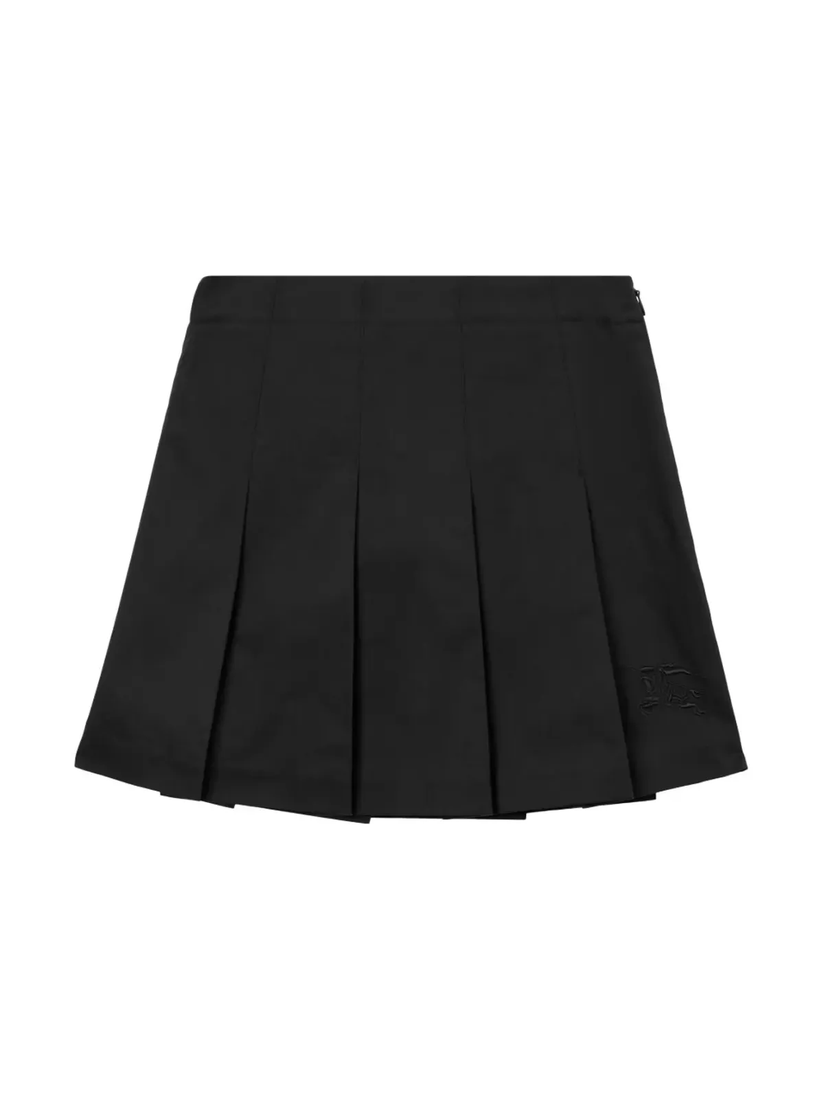 Burberry Kids EKD-motif pleated skirt - Black - 画像1