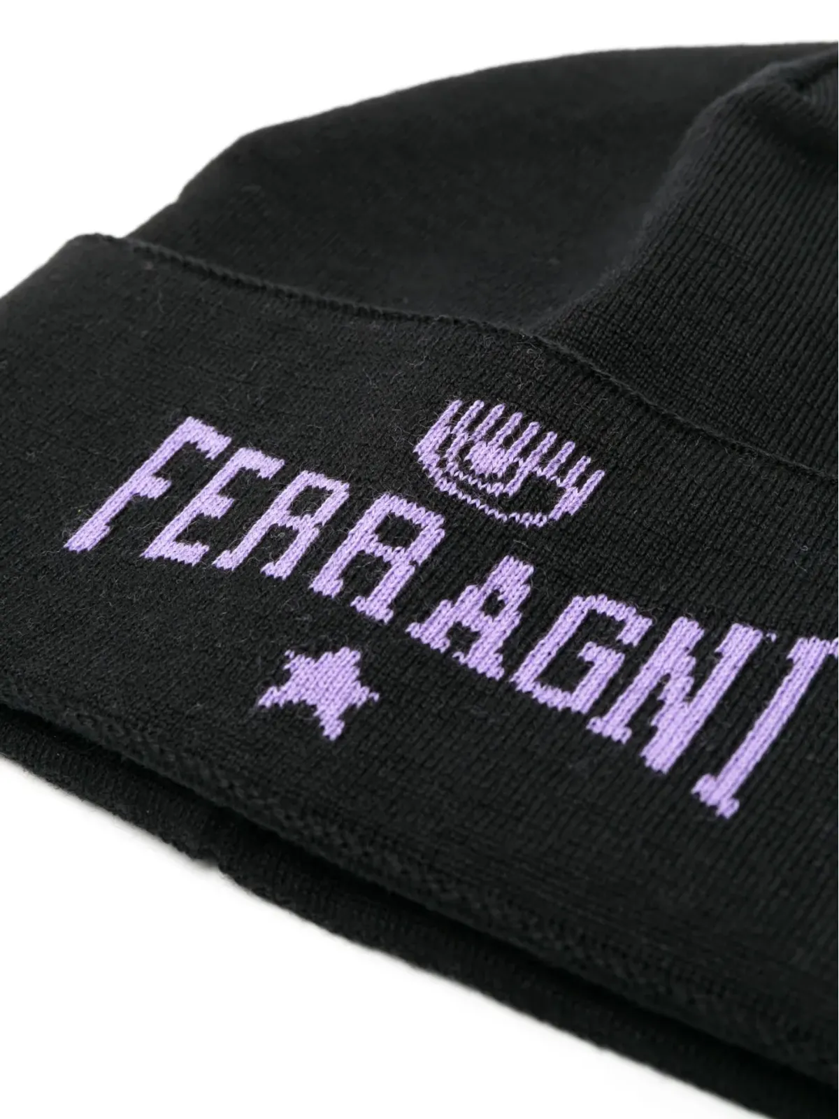 Chiara Ferragni インターシャニット ロゴ ビーニー - 画像2