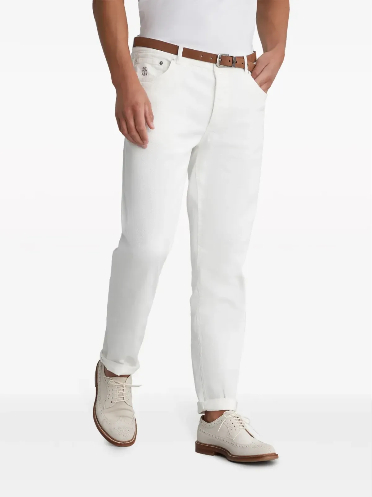Brunello Cucinelli ストレートレッグデニムジーンズ - 画像3