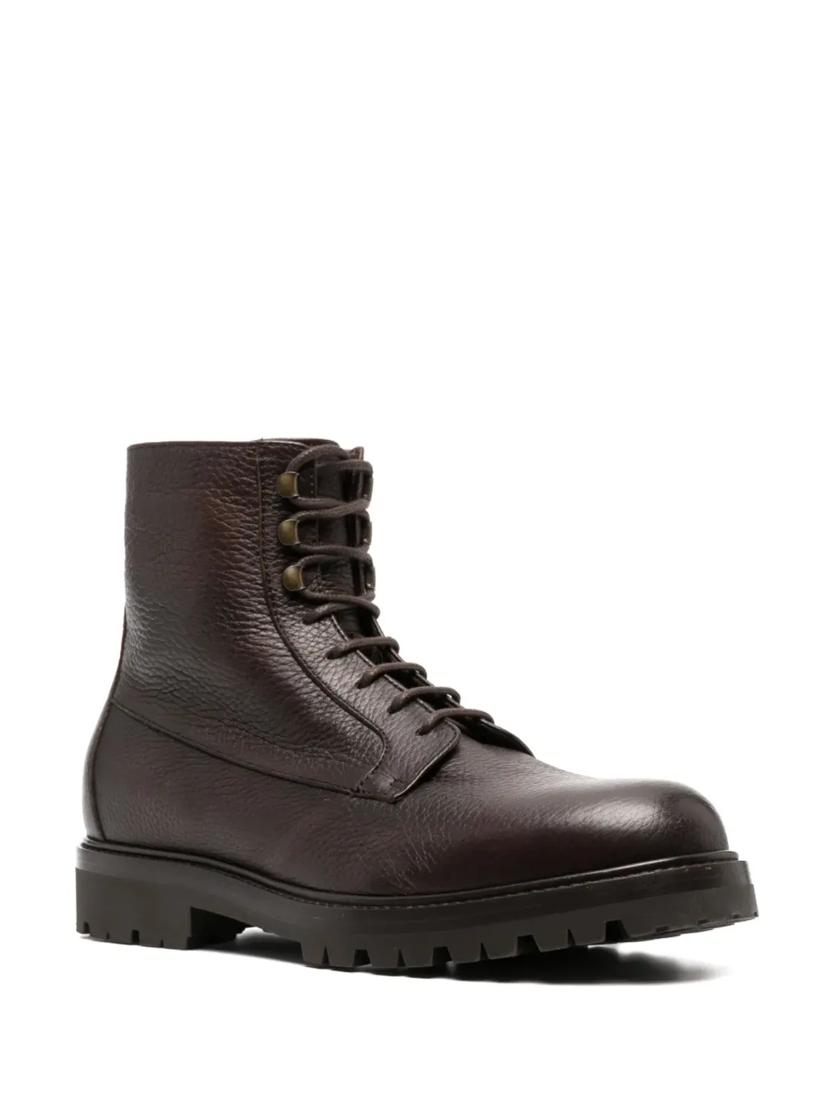 Brunello Cucinelli レザーバイカーブーツ - 画像2