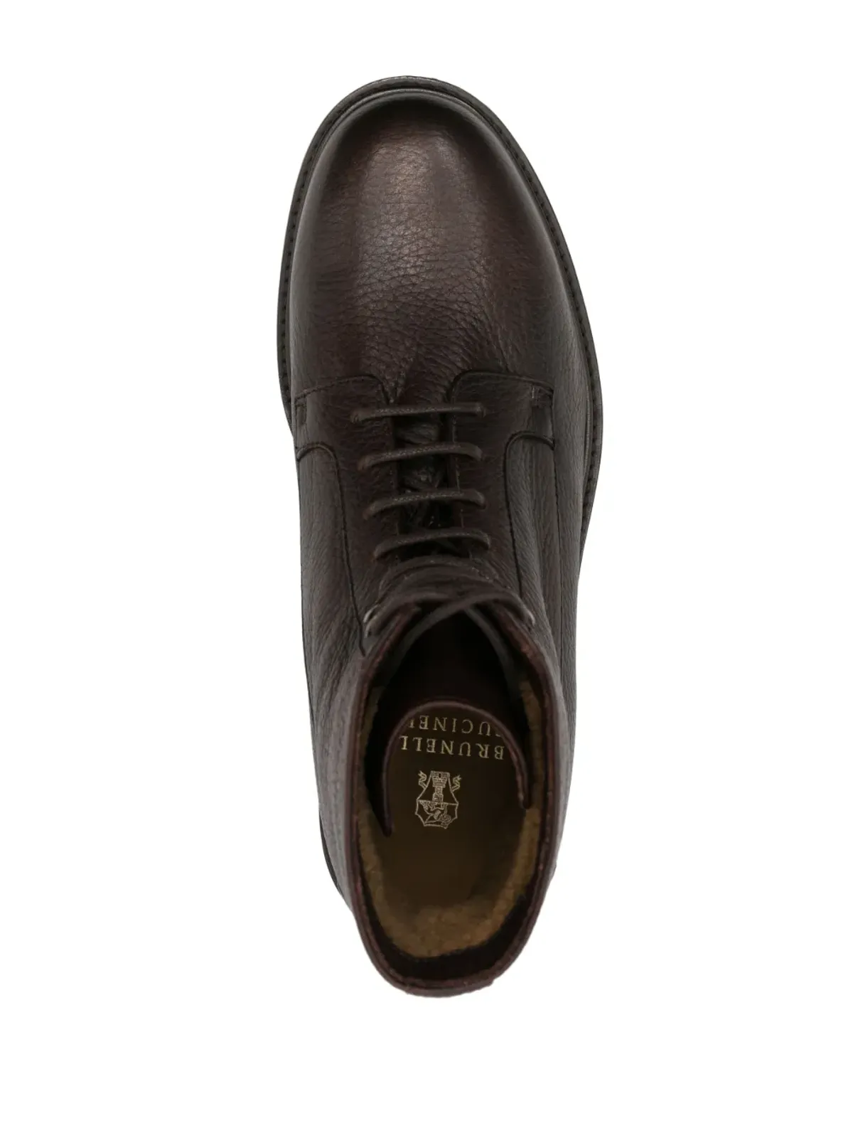 Brunello Cucinelli レザーバイカーブーツ - 画像4