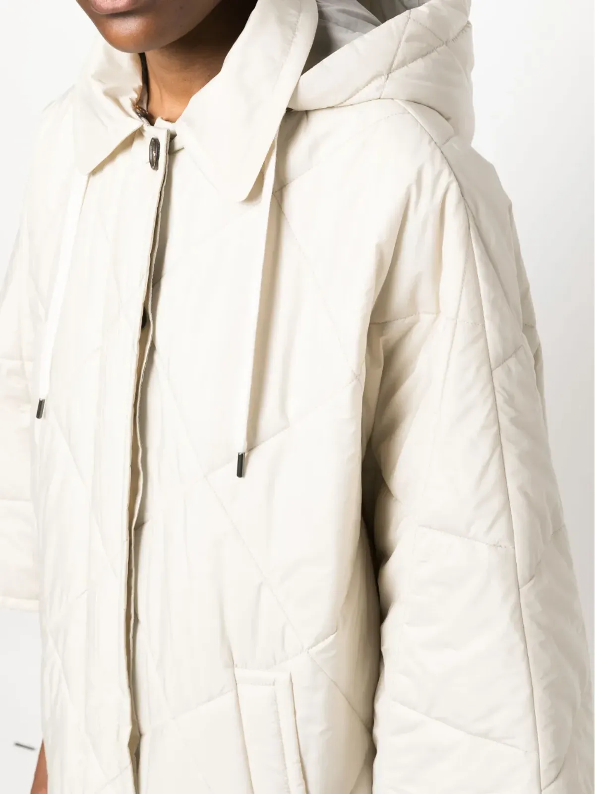 Brunello Cucinelli ワイドスリーブ キルティングコート - 画像5