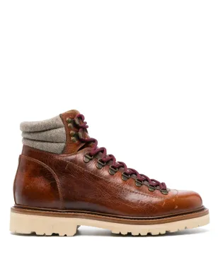 Brunello Cucinelli パッド入りアンクル丈レースアップブーツ - サムネイル1