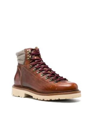 Brunello Cucinelli パッド入りアンクル丈レースアップブーツ - サムネイル2
