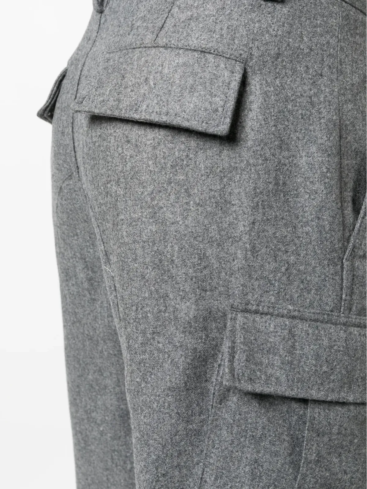 Brunello Cucinelli ストレートレッグ ウールパンツ - 画像5