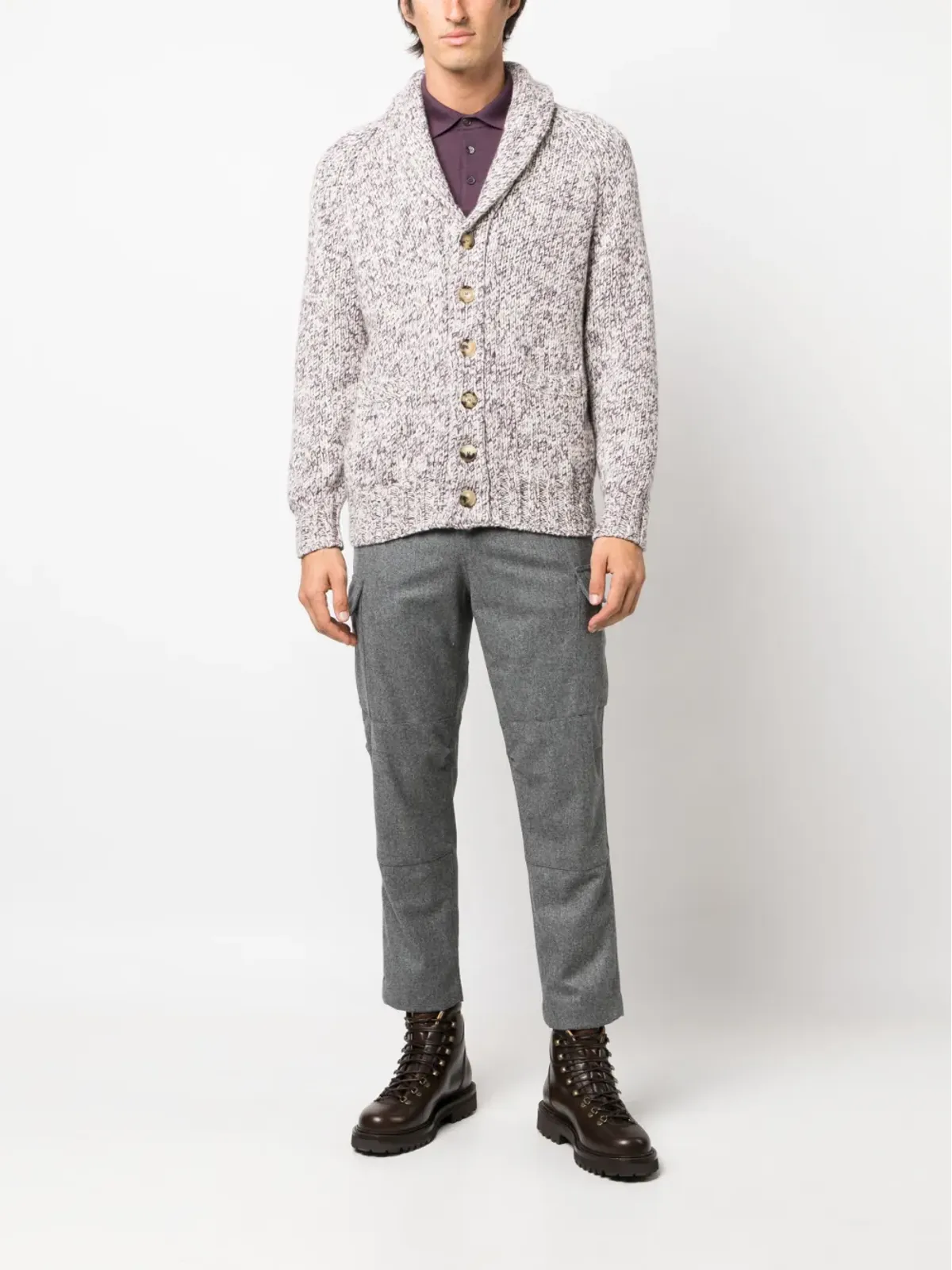 Brunello Cucinelli ストレートレッグ ウールパンツ - 画像2