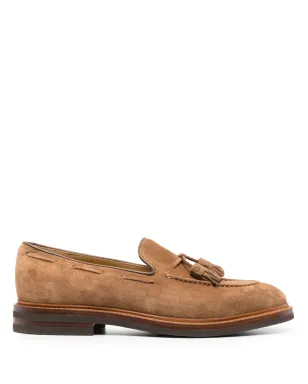 Brunello Cucinelli タッセルディテール スエード ローファー - サムネイル1