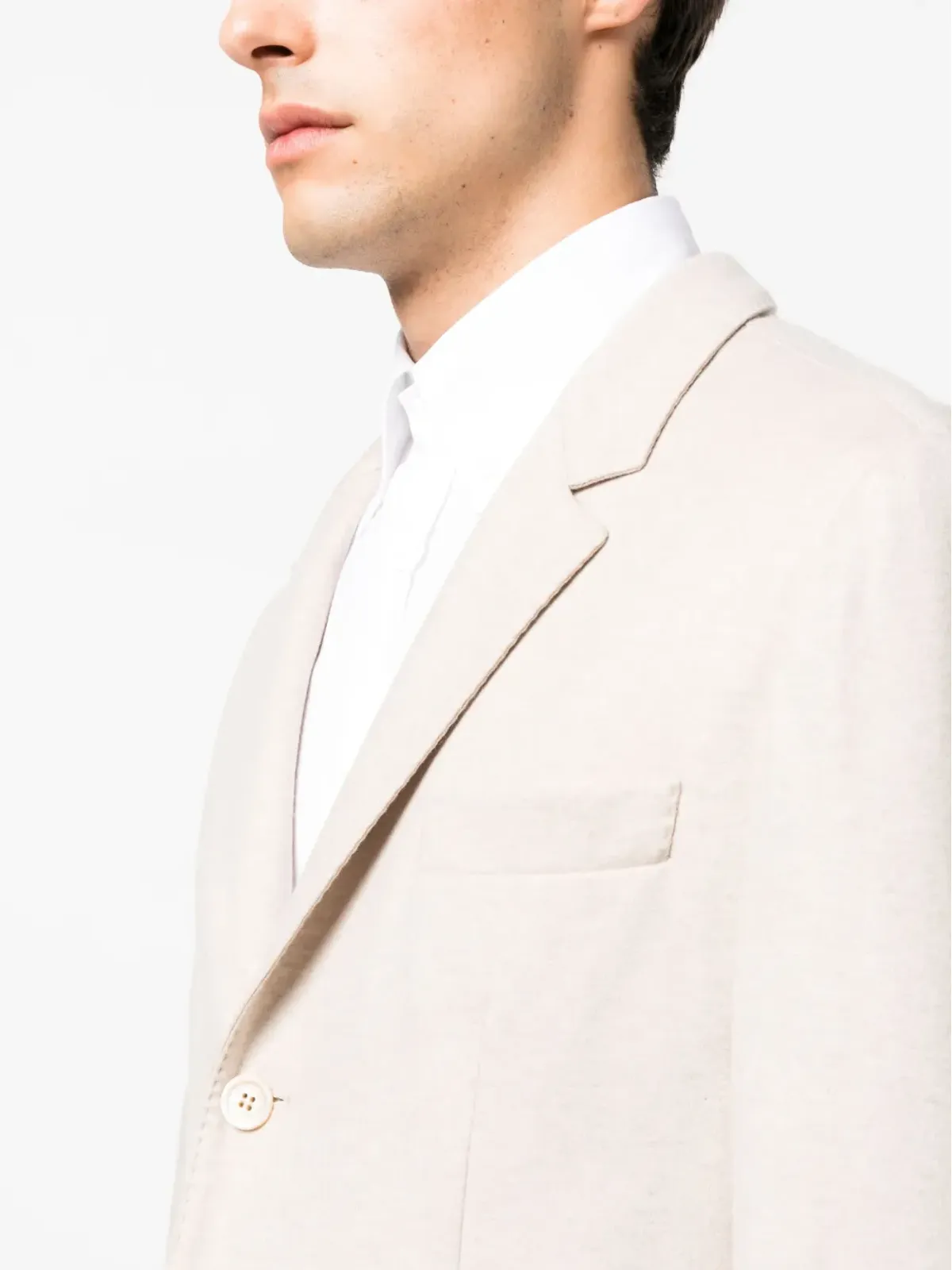 Brunello Cucinelli シングルブレスト カシミアジャージー ブレザー - 画像5
