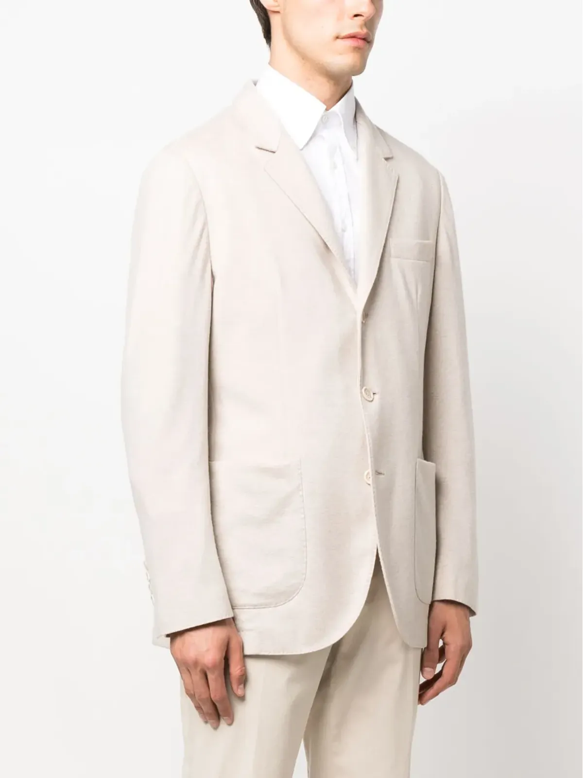 Brunello Cucinelli シングルブレスト カシミアジャージー ブレザー - 画像3