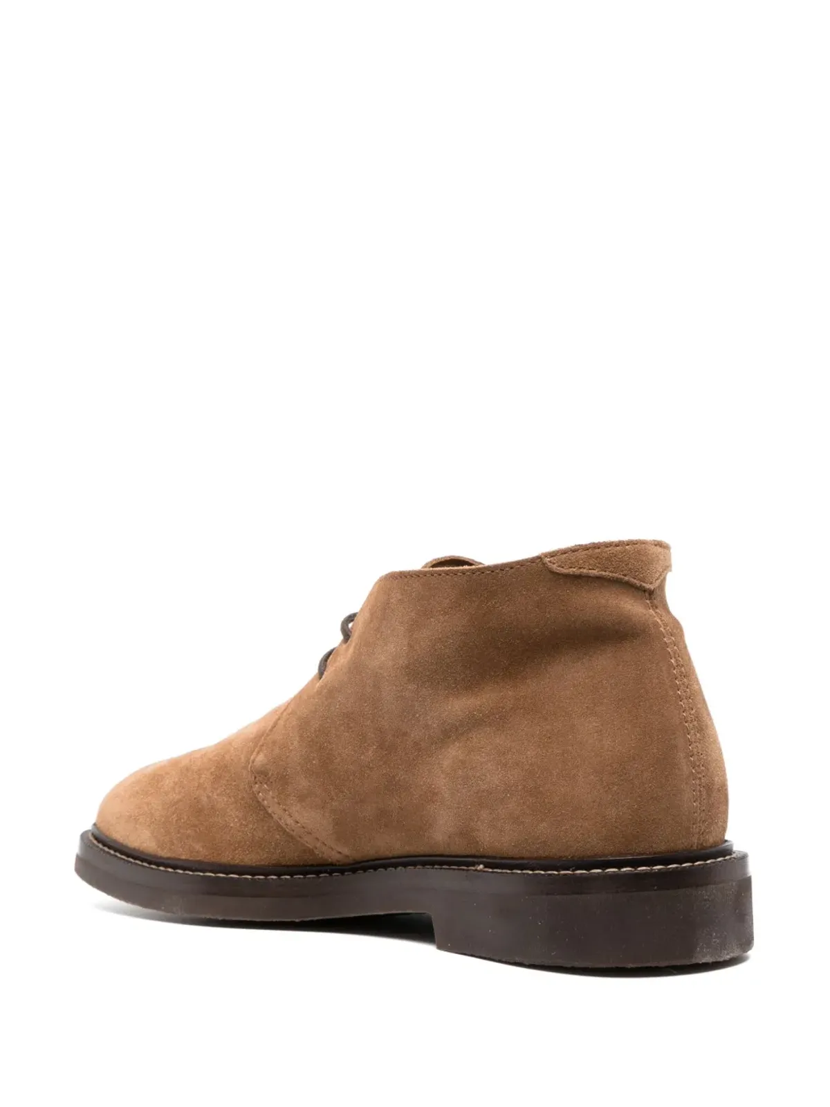 Brunello Cucinelli スエードレースアップアンクルブーツ - 画像3