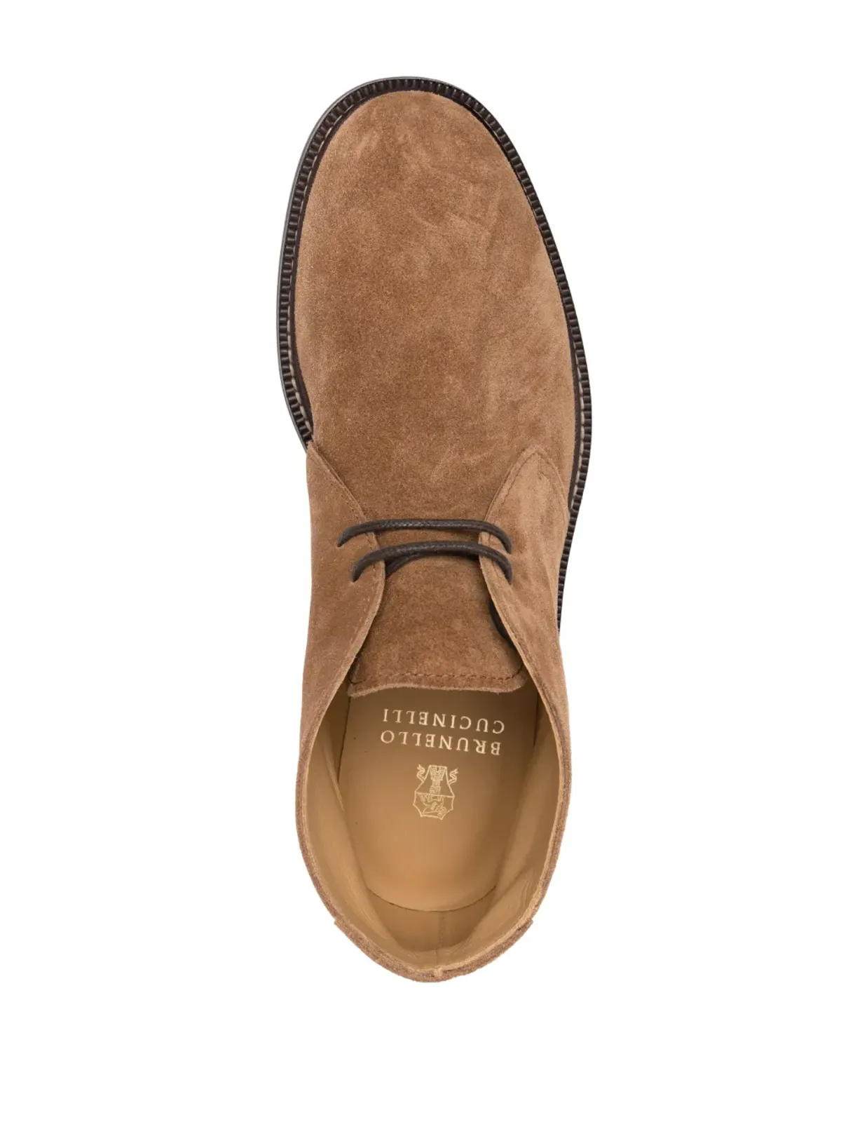 Brunello Cucinelli スエードレースアップアンクルブーツ - 画像4
