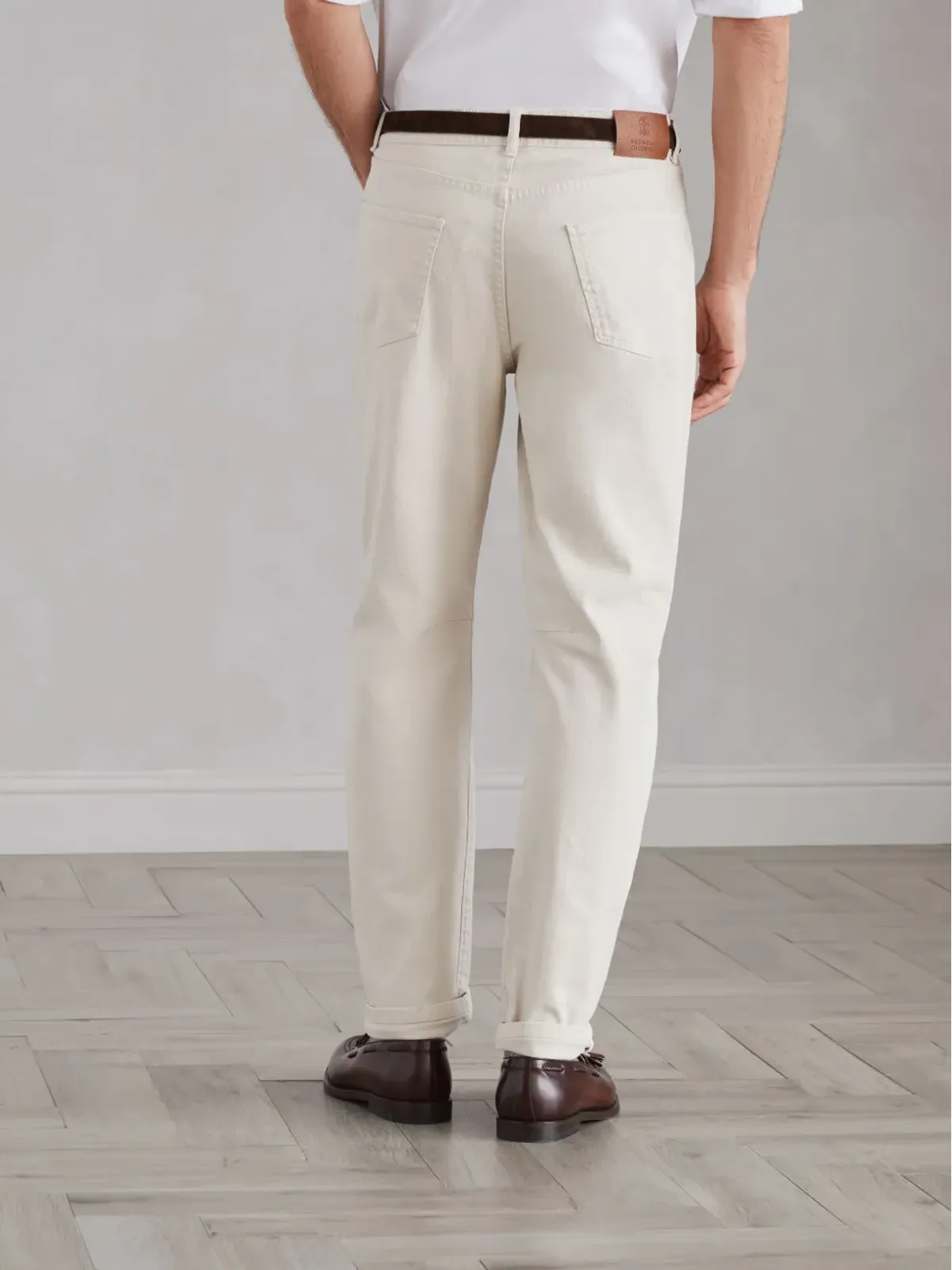 Brunello Cucinelli ミッドライズ・ストレートジーンズ - 画像4