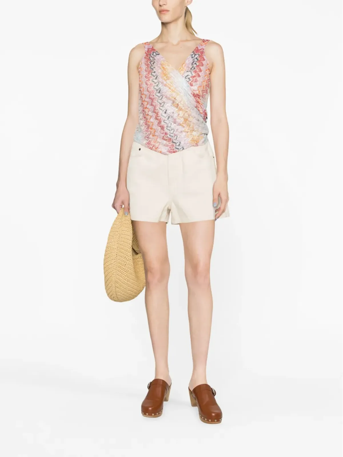 Missoni ノットディテール ニットトップ - 画像4