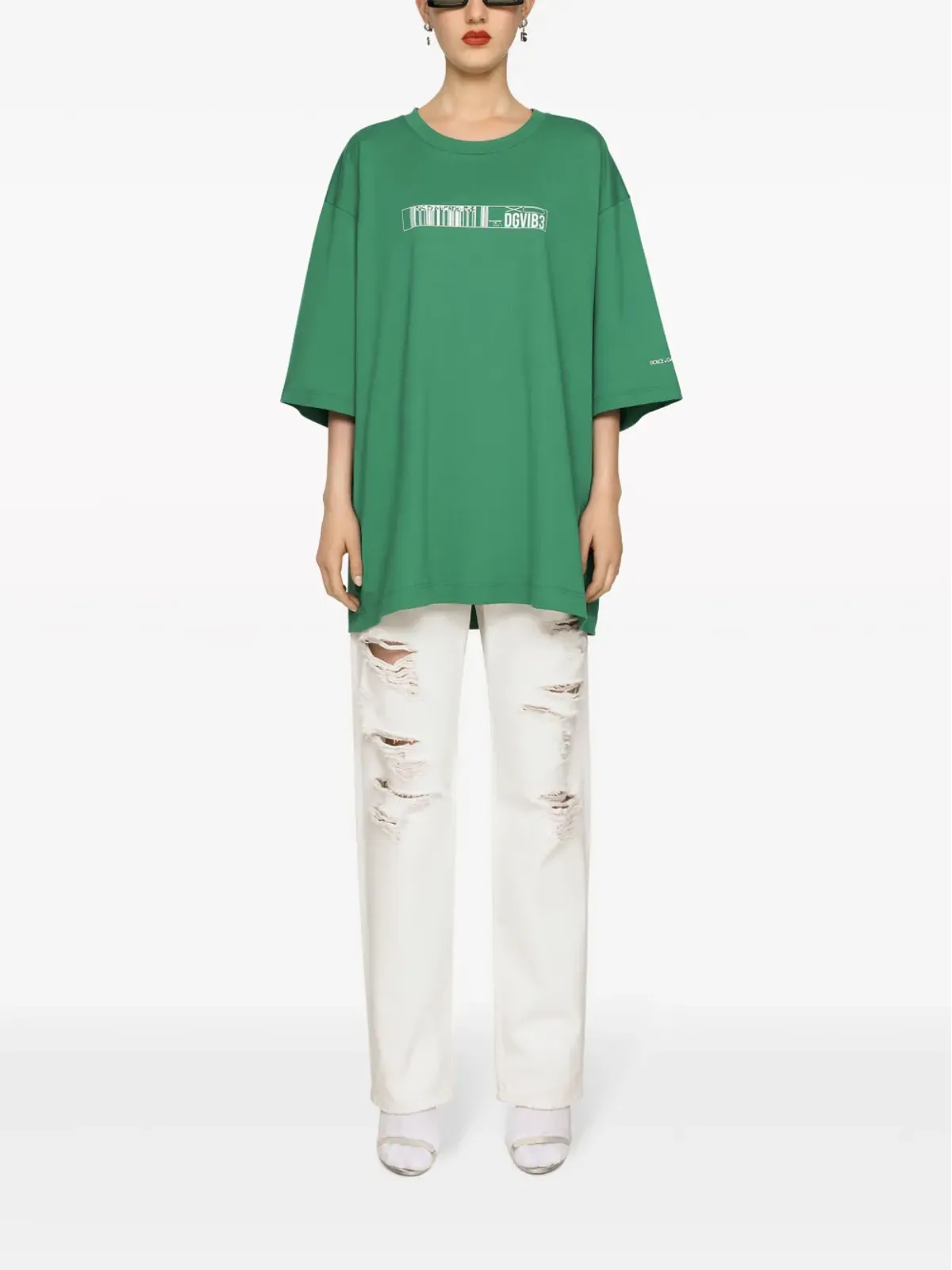 Dolce & Gabbana DGVIB3プリント コットン Tシャツ - 画像2