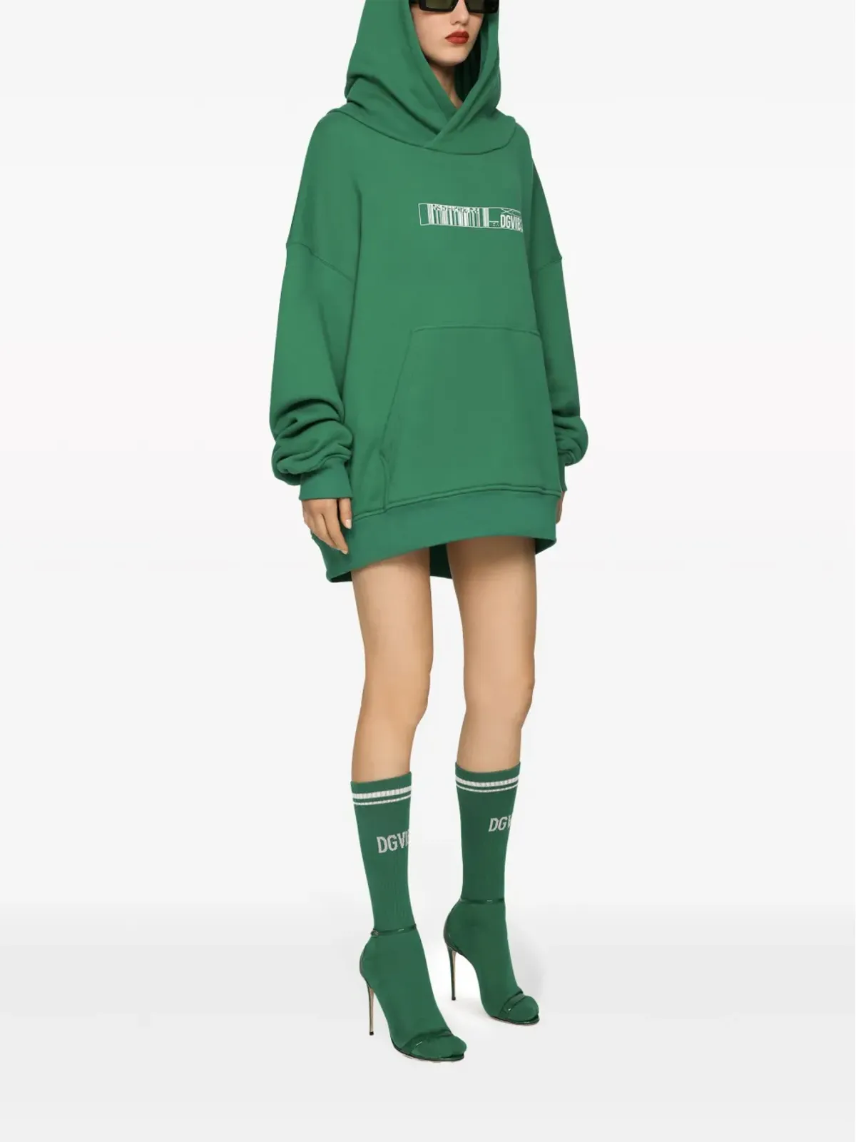 Dolce & Gabbana DGVIB3 ロゴプリント コットンフーディ - 画像3