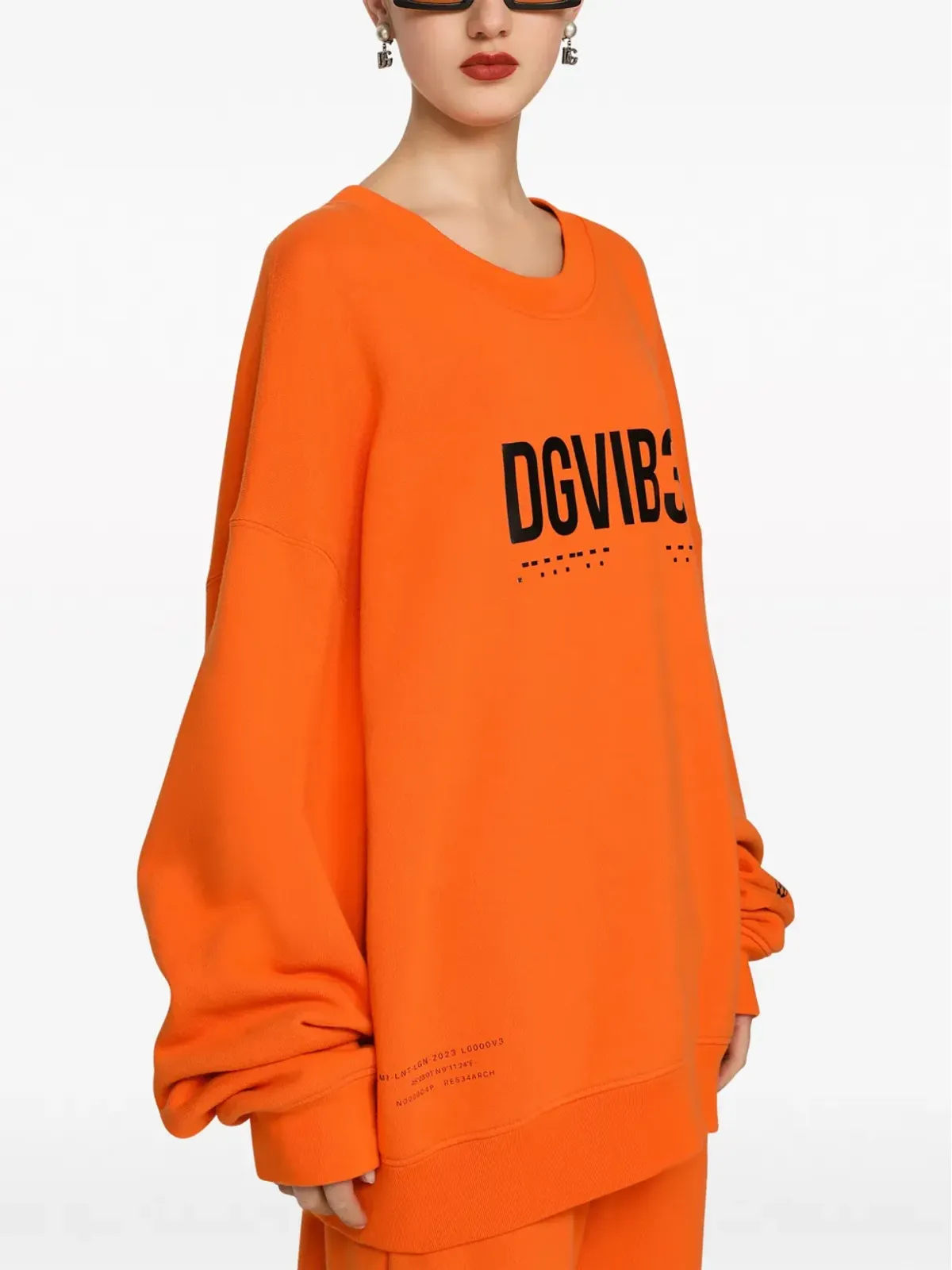 Dolce & Gabbana DGVIB3 ロゴプリント コットン スウェットシャツ - 画像5