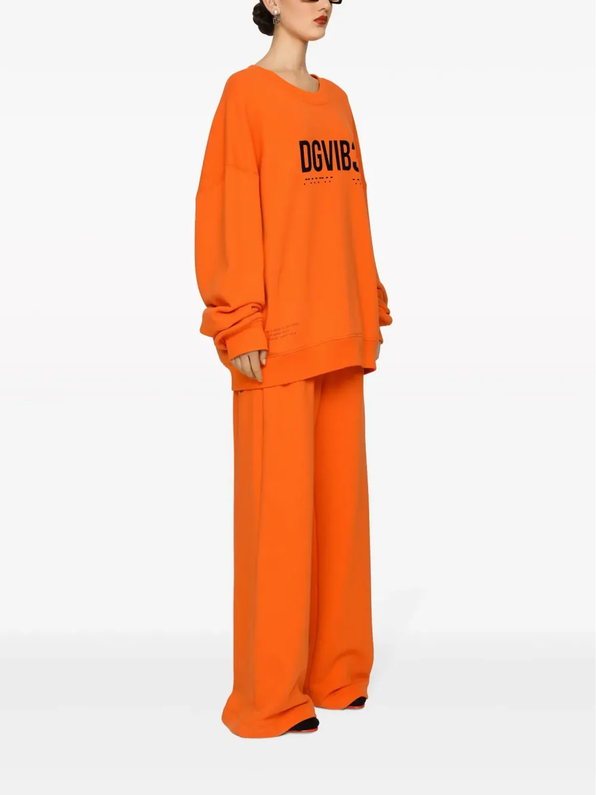 Dolce & Gabbana DGVIB3 ロゴプリント コットン スウェットシャツ - 画像3
