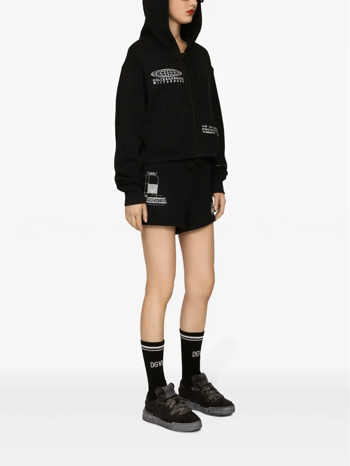 Dolce & Gabbana コーディネートプリントコットンショーツ - 画像3