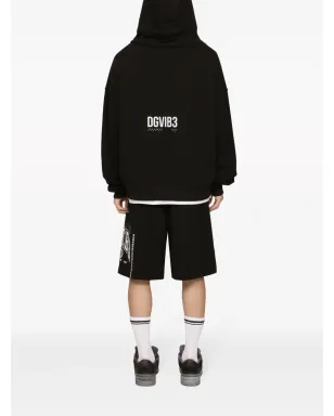 Dolce & Gabbana DGVIB3 プリントコットンフーディー - サムネイル5