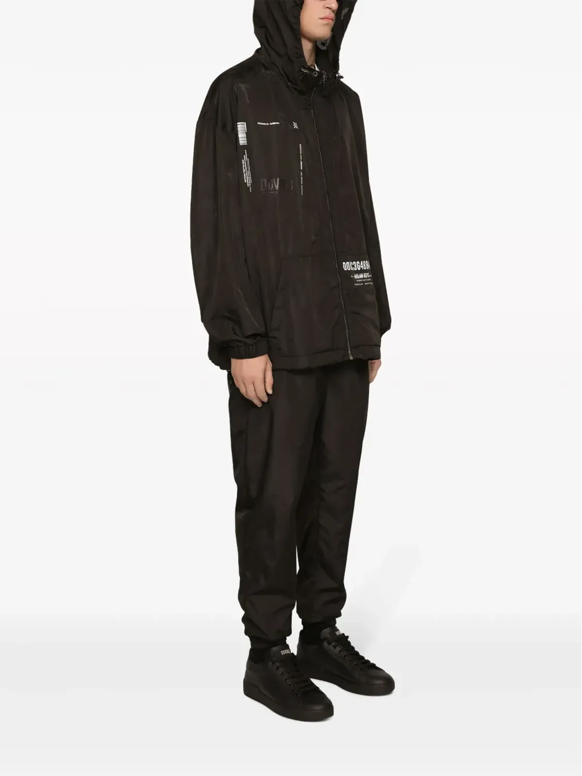 Dolce & Gabbana DGVIB3 ロゴプリント フード付きジャケット - 画像3