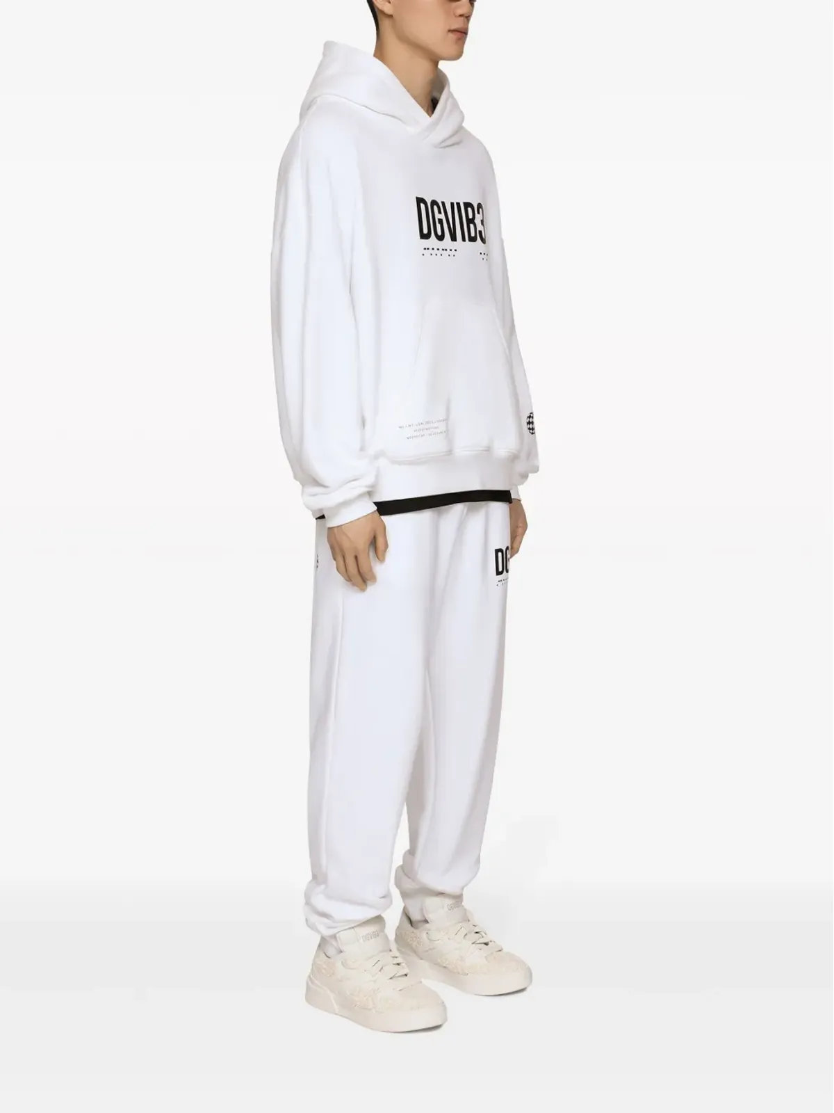 Dolce & Gabbana DGVIB3 ロゴプリント コットン トラックパンツ - 画像3