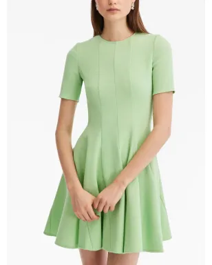 Oscar de la Renta プリーツ入り半袖ミニドレス - サムネイル4