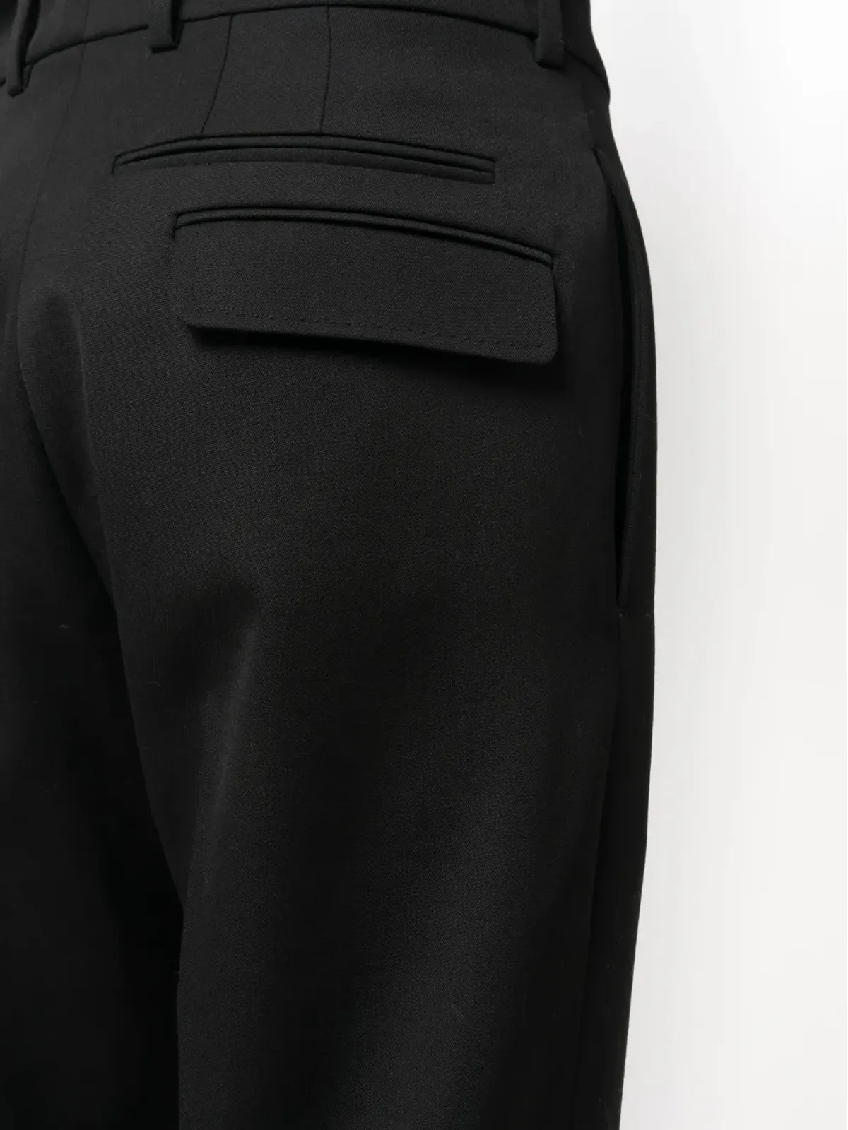 Alexander McQueen ストレートレッグ ウールパンツ - ブラック - 画像5