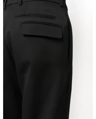 Alexander McQueen ストレートレッグ ウールパンツ - ブラック - サムネイル5