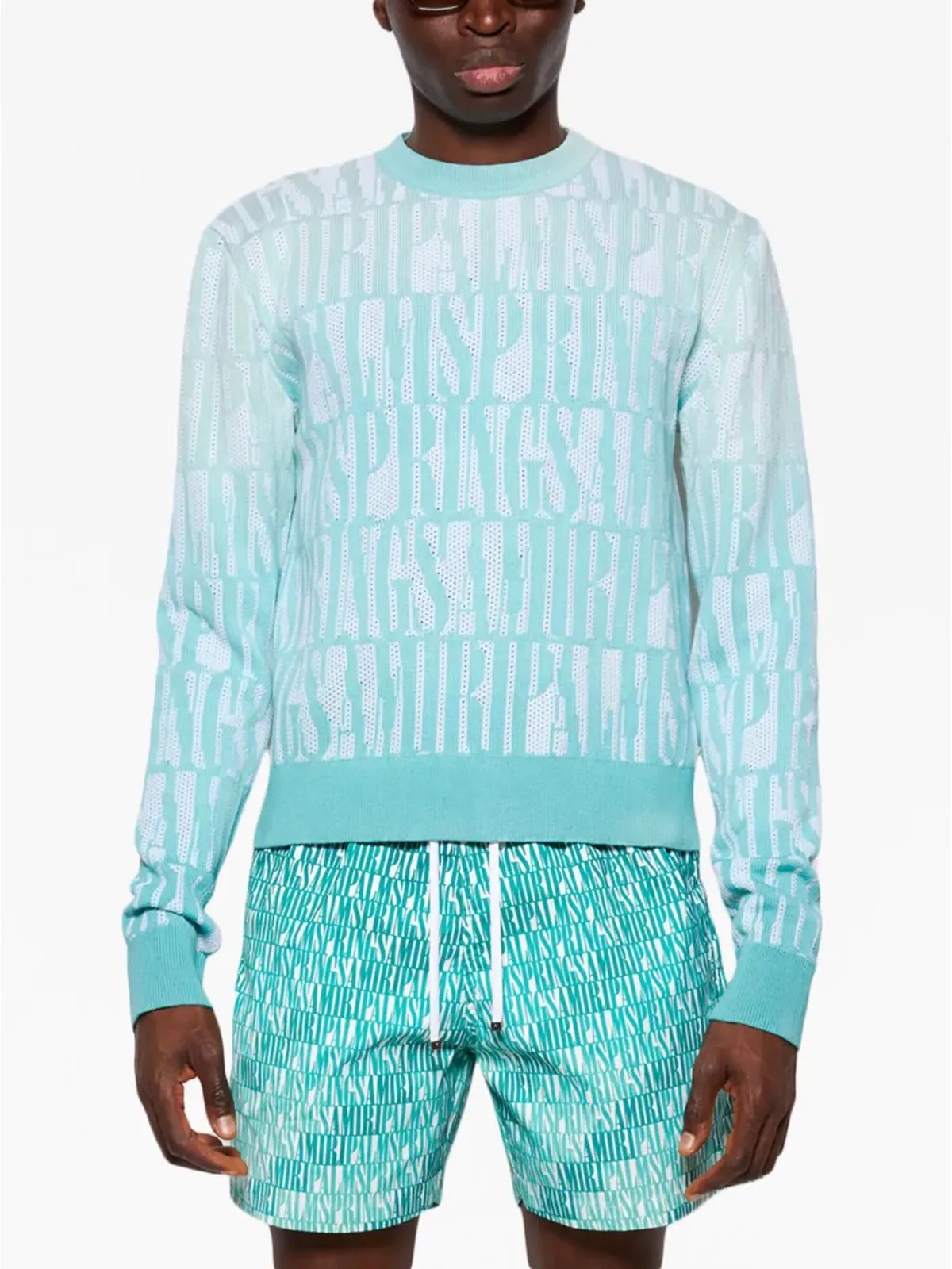 AMIRI パームスプリングス ジャンパー グリーン - 画像3