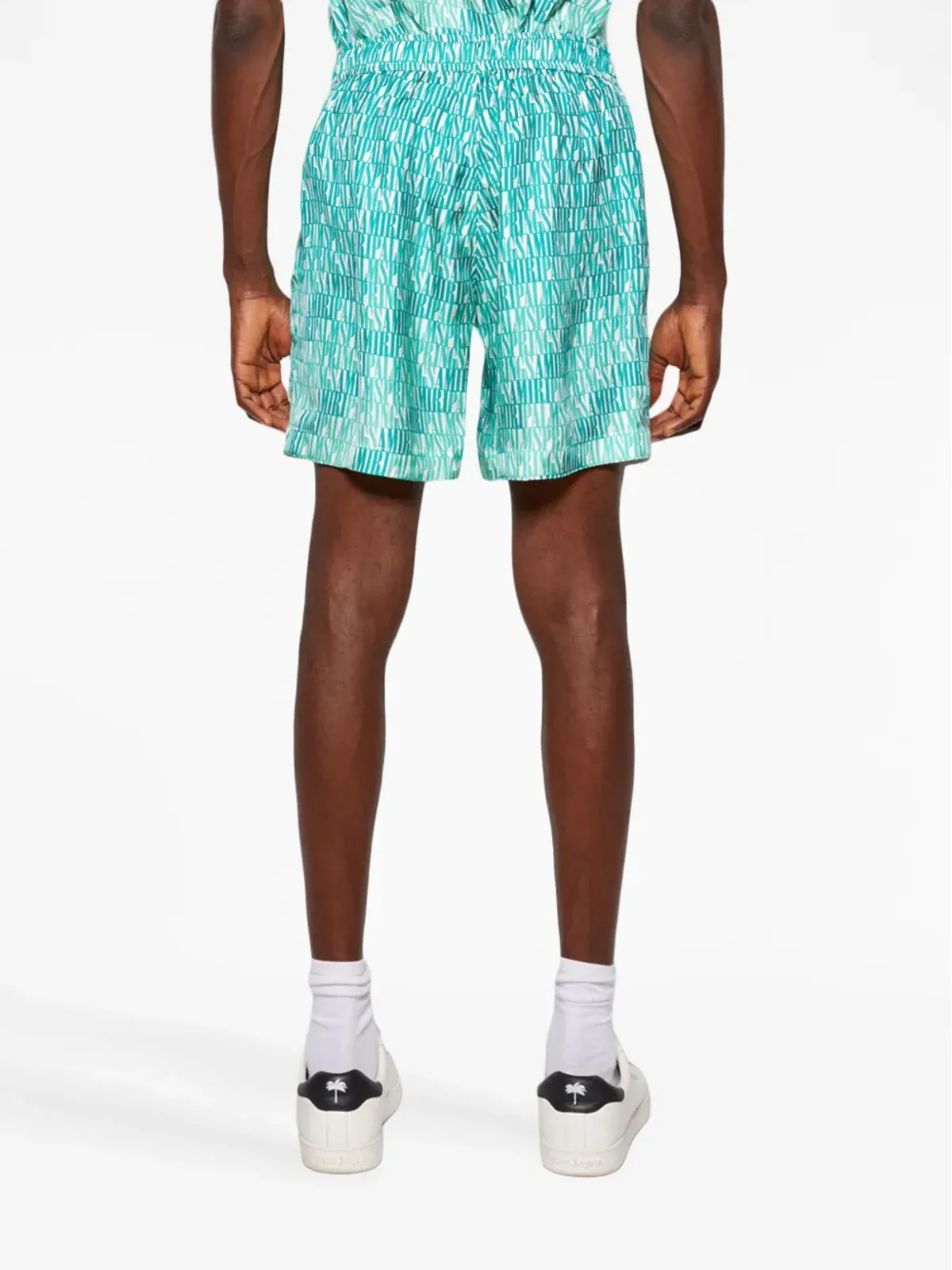 AMIRI Palm ロゴプリント デッキショーツ - 画像5