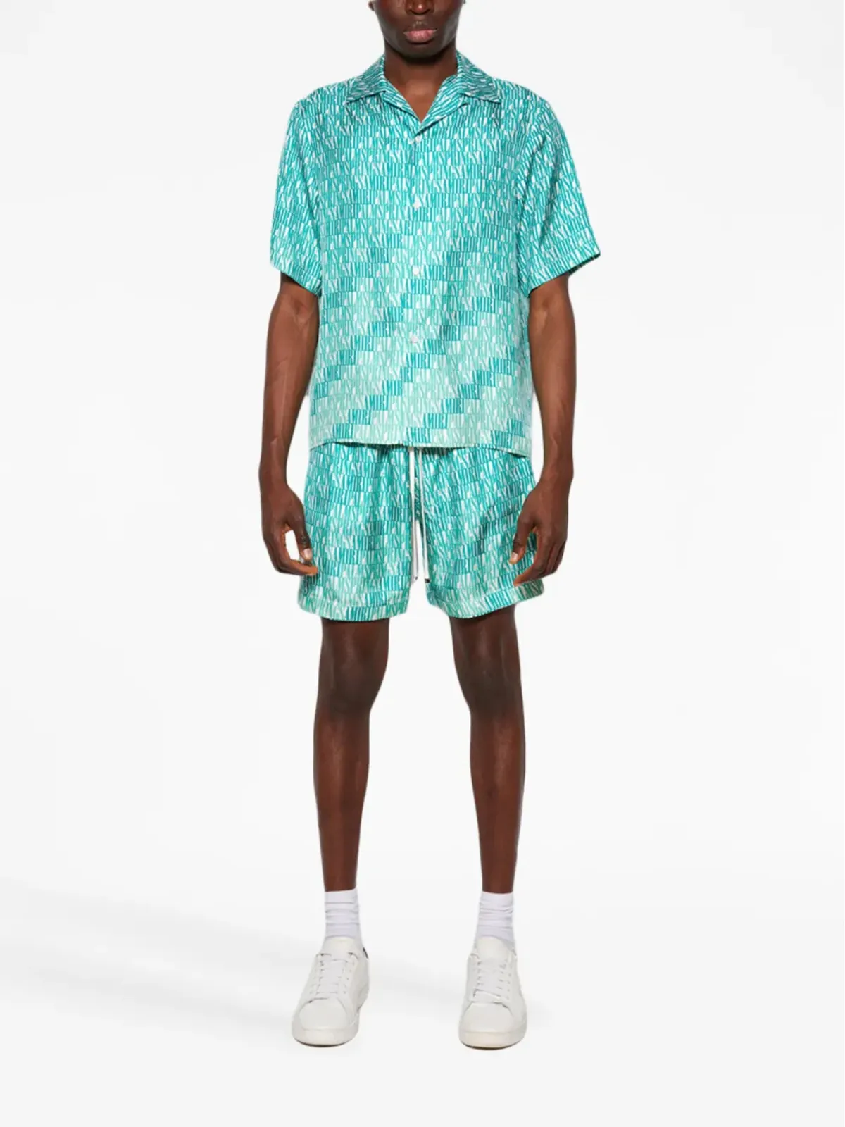 AMIRI Palm ロゴプリント デッキショーツ - 画像2
