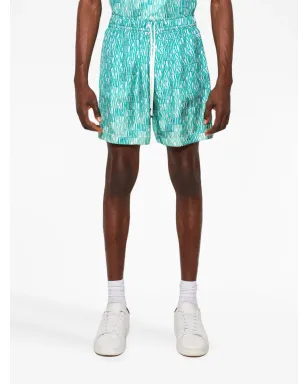 AMIRI Palm ロゴプリント デッキショーツ - サムネイル3