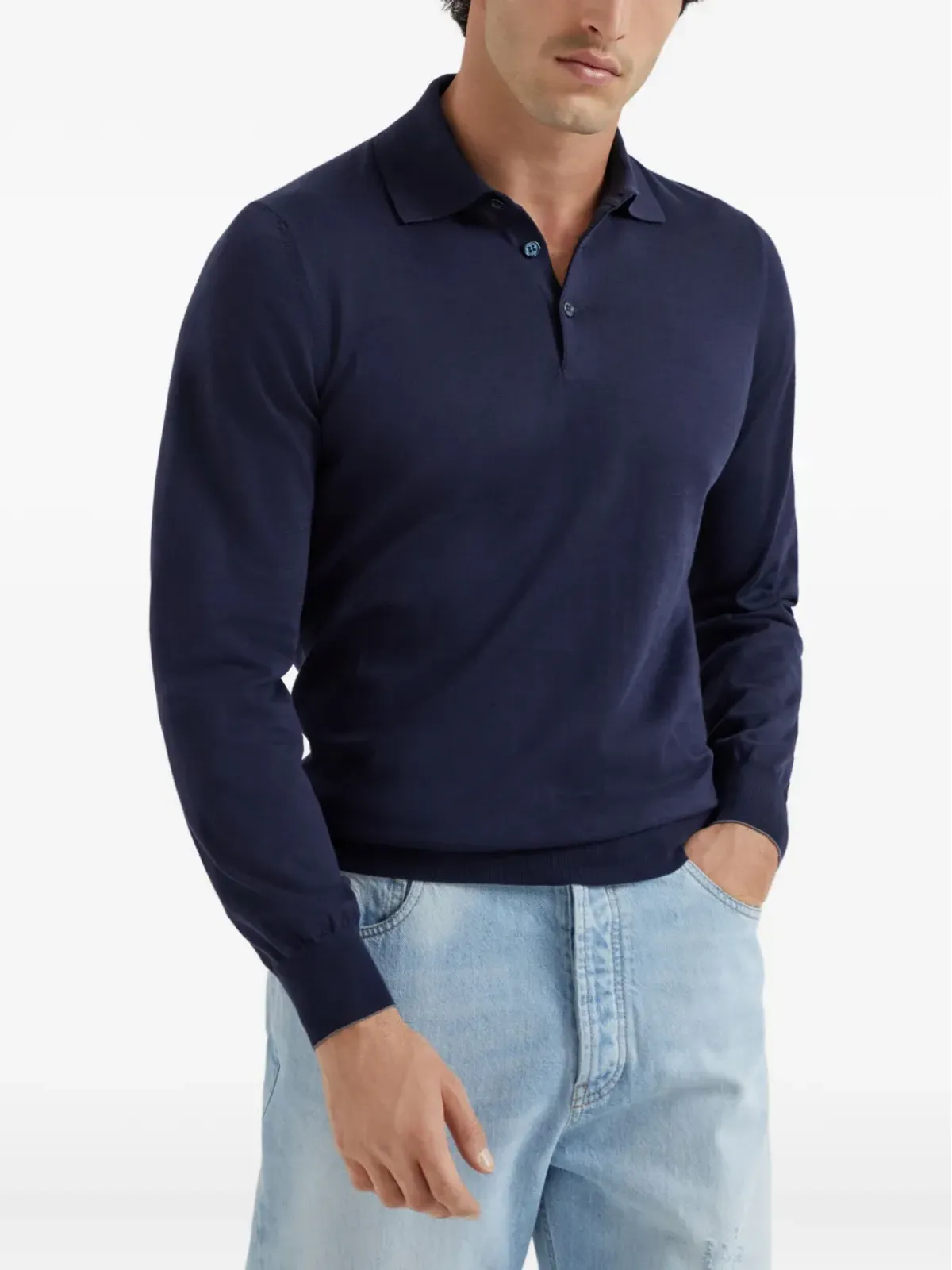 Brunello Cucinelli コットンポロシャツ - 画像3