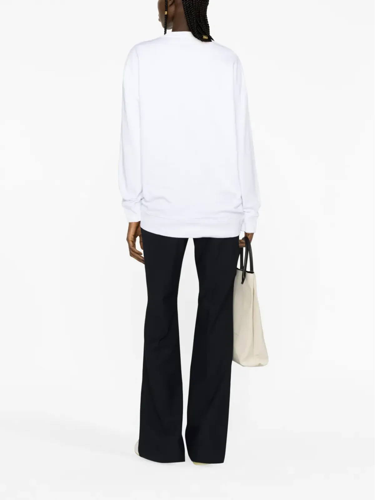Stella McCartney ロゴ入りラインストーン装飾スウェット - 画像4