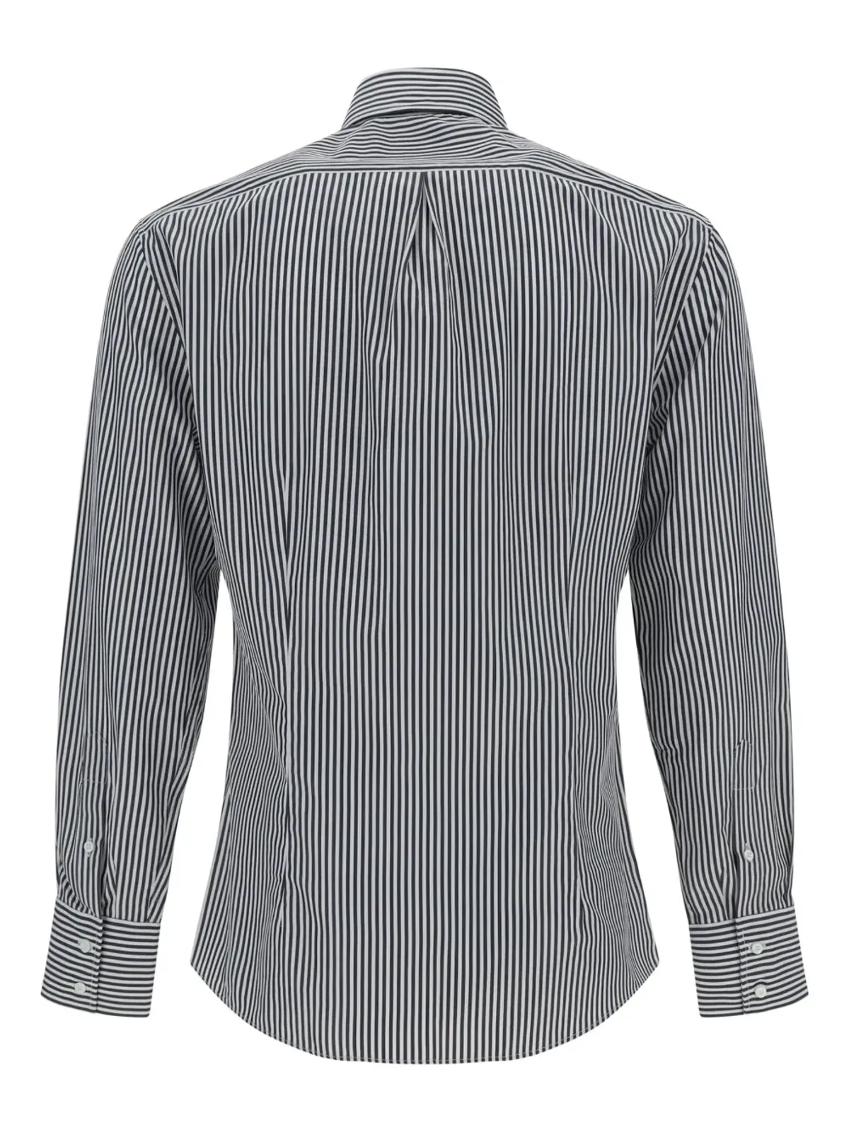 Brunello Cucinelli ストライププリントコットンシャツ - 画像2